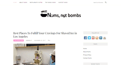 Desktop Screenshot of nomsnotbombs.com
